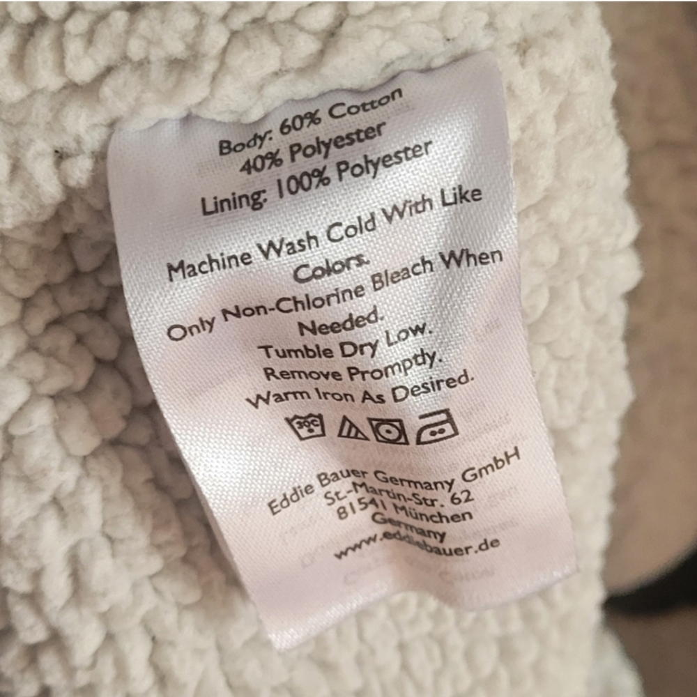 EDDIE BAUER Fleece Sweater Hoodie Jacket Size 2XL - Picture 4 of 4